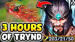 3 hours of Fogged DESTROYING Low Elo with Tryndamere (OVER 200 TOTAL KILLS WTF?)