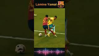 Lamine Yamal with FC Barcelona La Liga Serie A #short  #LamineYamal #FCBarcelona