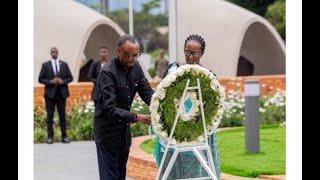 #AMAKURU SAA TATU:01/02/2025:Perezida Kagame na Madamu Jeannette Kagame bunamiye Intwari z’u Rwanda