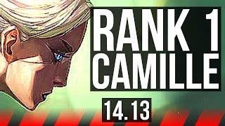 CAMILLE vs AHRI (TOP) | Rank 1, Rank 1 Camille, 68% winrate, 6 solo kills | NA Challenger | 14.13