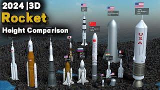 Rocket Height Comparison 2024 |3D