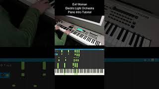 Piano Intro Tutorial of the 70's classic Evil Woman by ELO