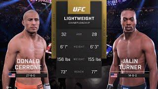 DONALD CERRONE vs. JALIN TURNER - Lightweight Title