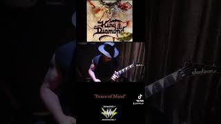 King Diamond "Peace of Mind" guitar #kingdiamond #metalguitarcover #metalcover #madmenofmetal⚡️