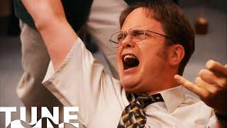 Dwight Goes Crazy for Christmas ft. Savatage | The Office US | TUNE