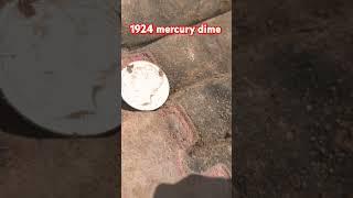 1924 mercury dime |metal detecting 1800s Church |Nokta Legend #fun #maine #fatherson #legend #Nokta