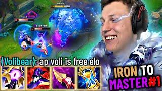 AP VOLIBEAR IS FREE ELO (Iron To Master #1)