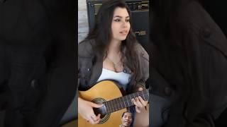 Larissa liveir - Acoustic guitar Scorpions#Shorts