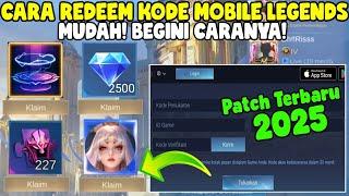 CARA REDEEM KODE MOBILE LEGENDS LEWAT WEBSITE TERBARU 2025 - BISA DAPAT DIAMOND DAN SKIN GRATIS MLBB