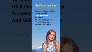 Sealed with a Kiss (3) Lyrics- Brian Hyland (Cover by Emily Linge) ‪  #shorts#lyrics#sealedwithakiss