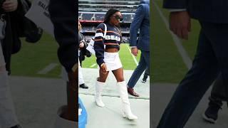 Simone Biles Gives Husband Jonathan Owens Sweet Sideline Kiss Before ChicagoBears Game#simonebiles